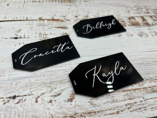 Luggage Tag Name Place (with holes)