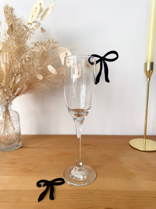 Coquette Bow Acrylic Drink Marker (set of 12 pcs)