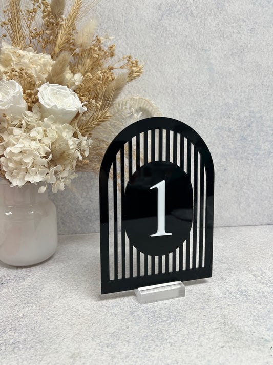 3D Number Acrylic Table Number - Gateway Arch