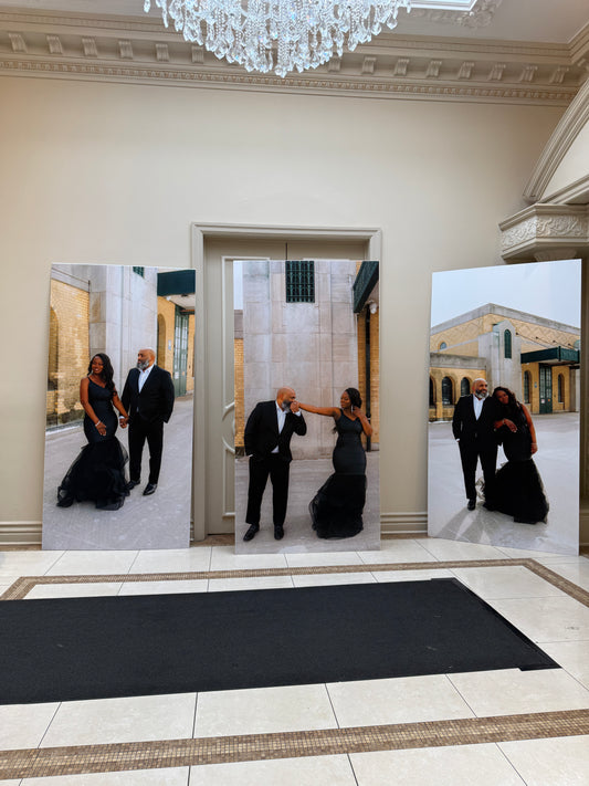 Custom Large Foam Photo Print Sign | Freestanding Event Display