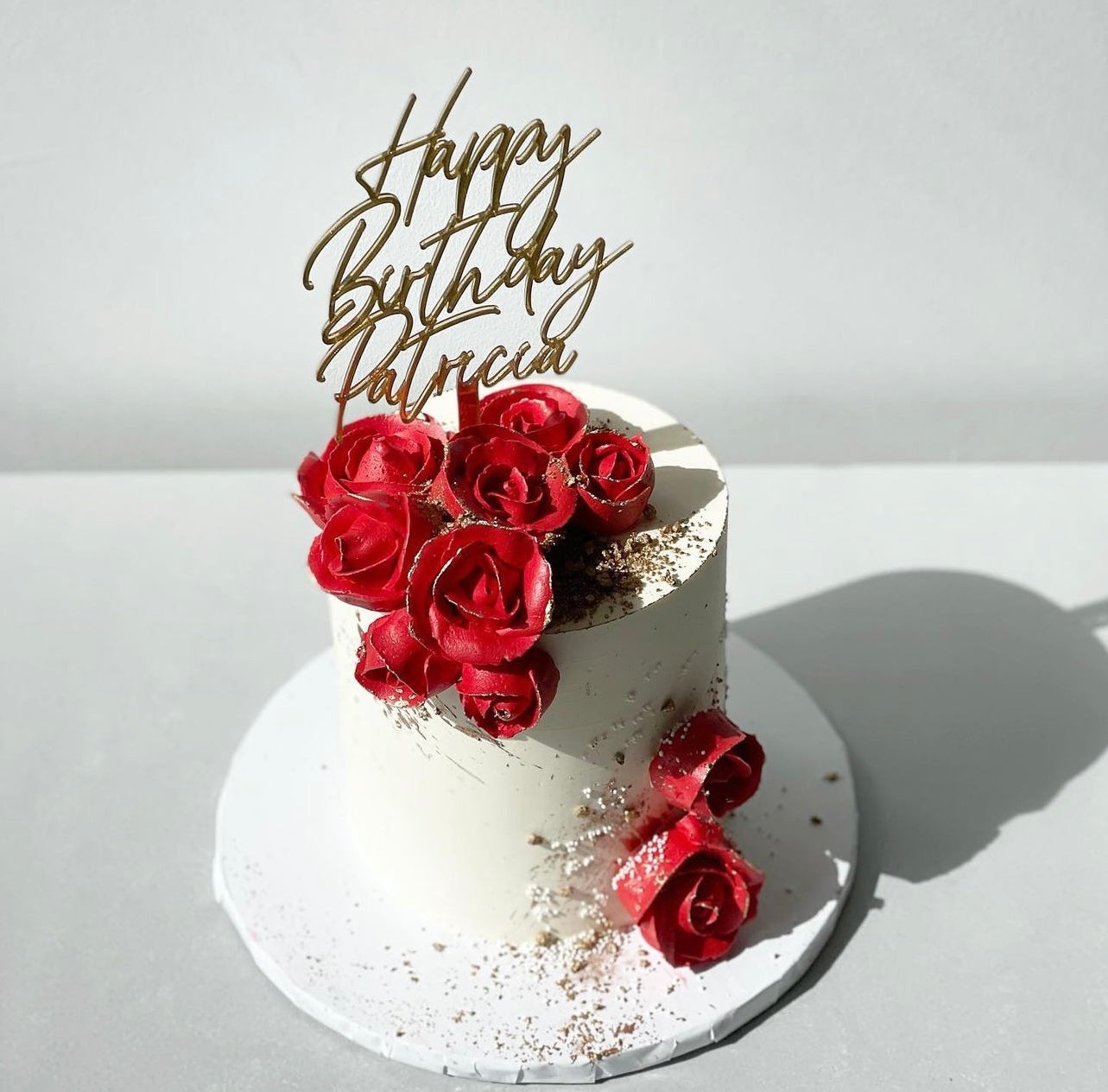 Happy Birthday Cake Topper - Custom Name