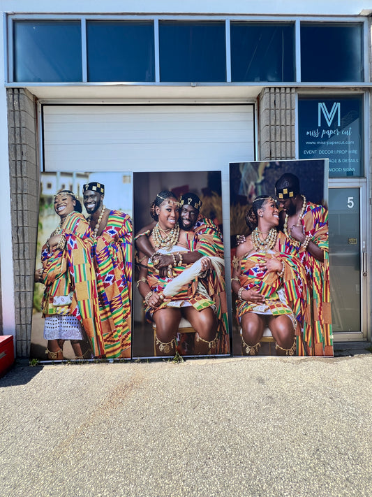 Custom Large Foam Photo Print Sign | Freestanding Event Display