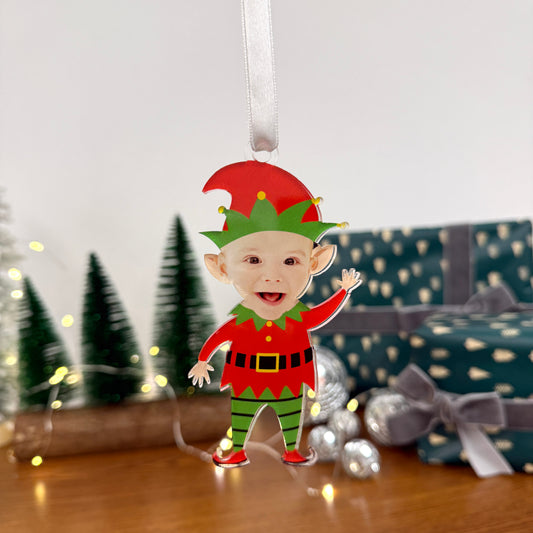 Custom Elf Ornament – Turn Your Photo into Santa’s Little Helper!