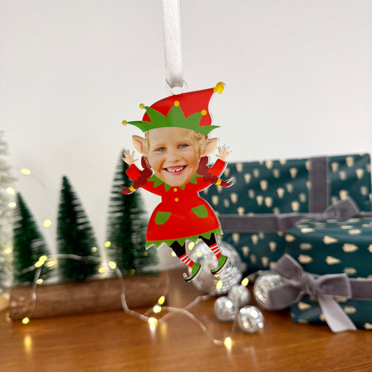 Custom Elf Ornament – Turn Your Photo into Santa’s Little Helper!