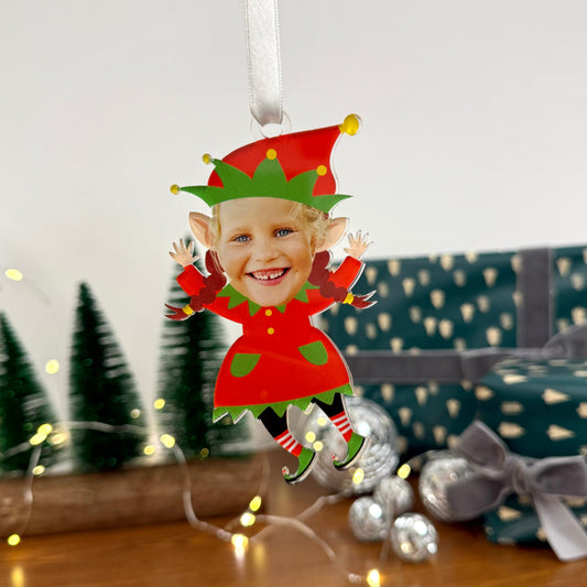 Custom Elf Ornament – Turn Your Photo into Santa’s Little Helper!
