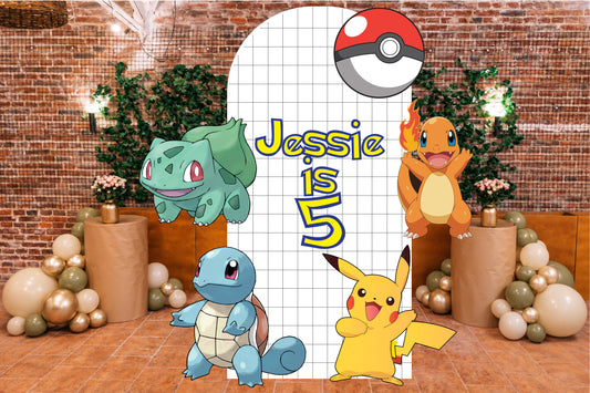 Pokémon Birthday Party Foam Backdrop
