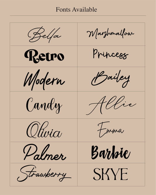 Hexagon Large Sign - Custom Name