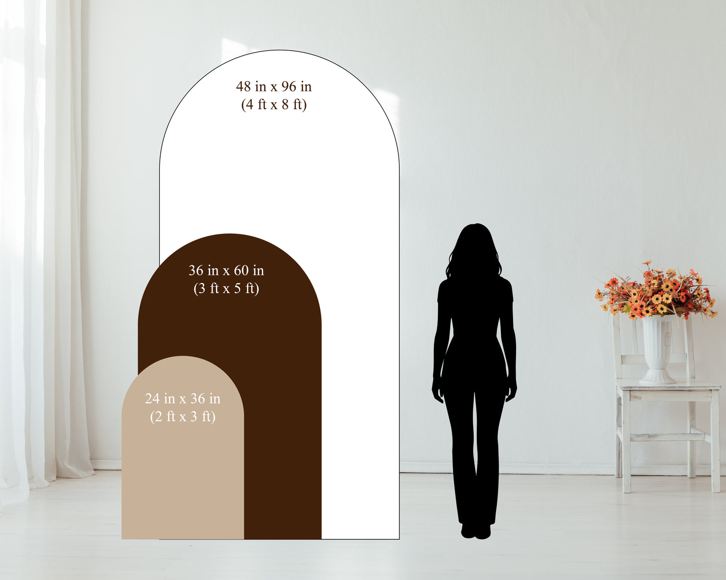 Arch Foam Display – Upload Your Own Photo or File