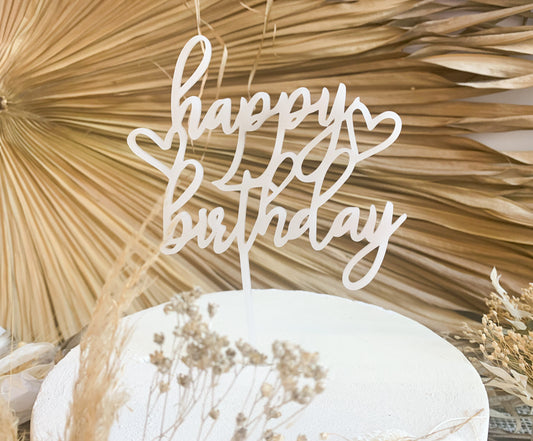 Happy Birthday Cake Topper 2