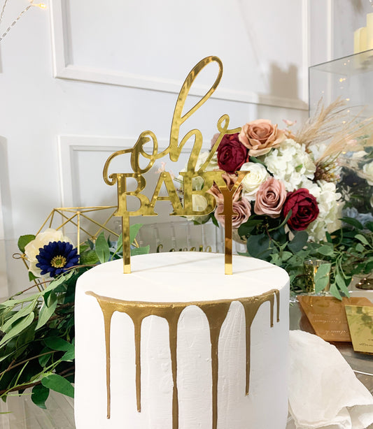 Oh Baby Cake Topper 2