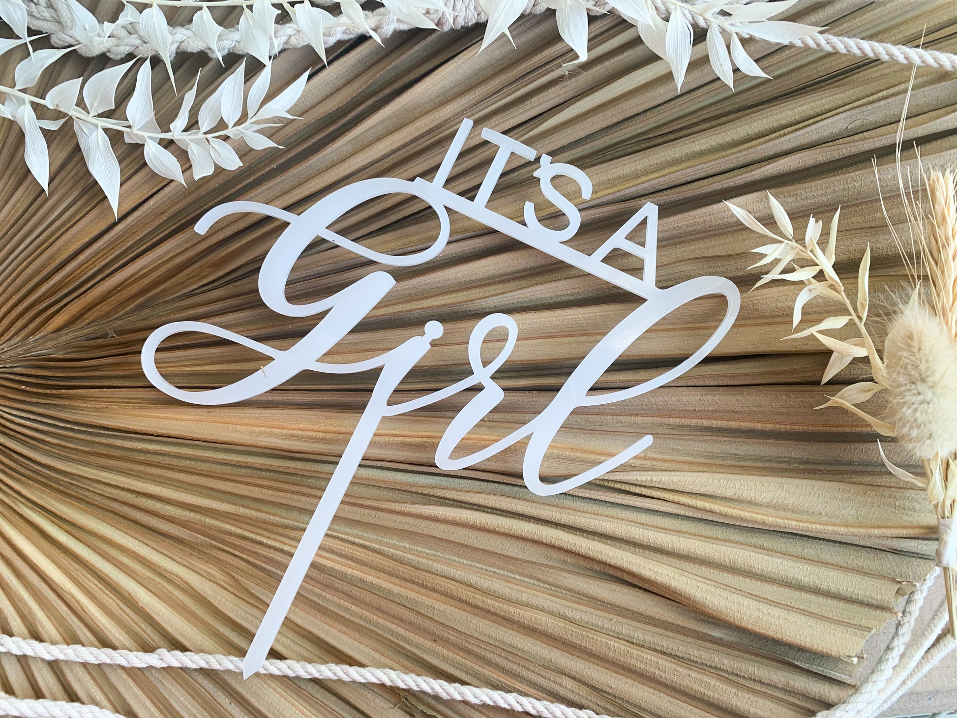 It's A Girl - Cake Topper 3