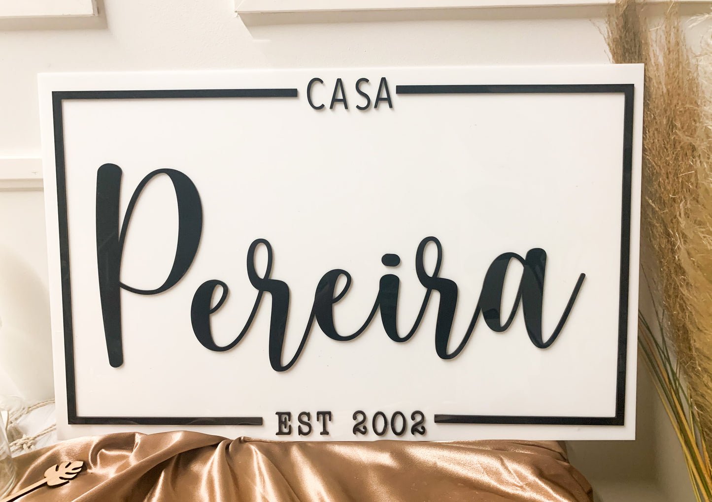 Family Plaque - Custom Writing