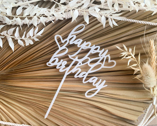 Happy Birthday Cake Topper