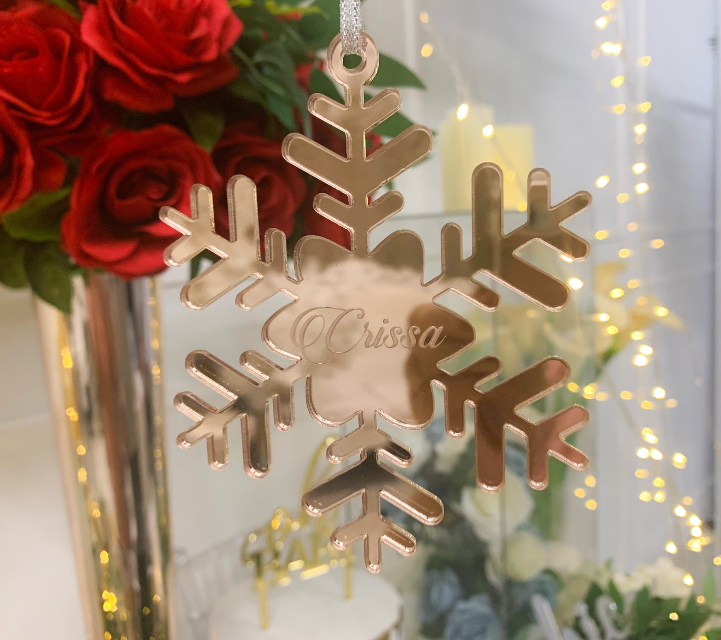 Snowflake Ornament - Custom Name 2