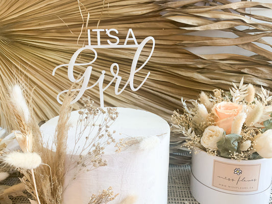 It's A Girl - Cake Topper 2