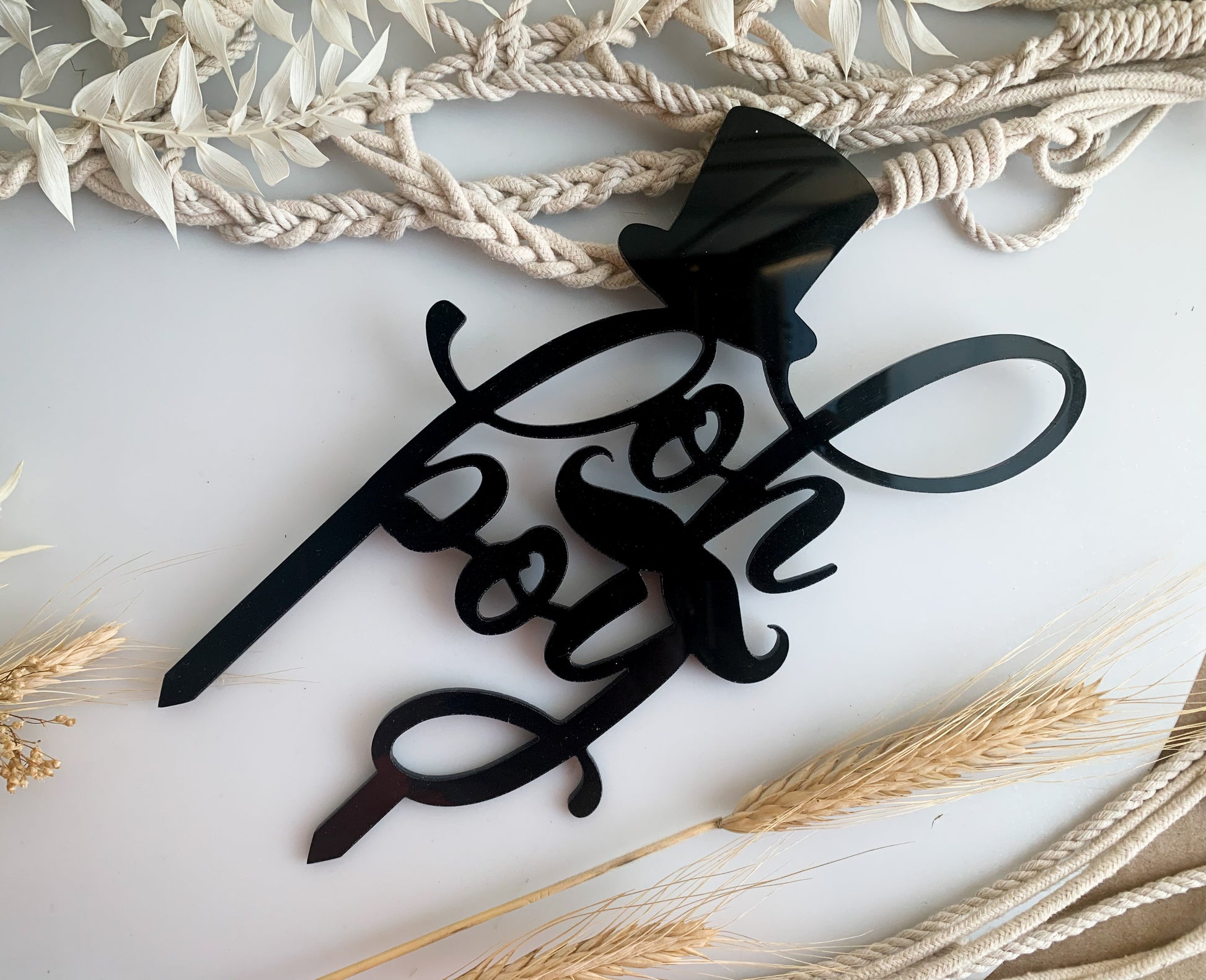 Oh Boy - Cake Topper