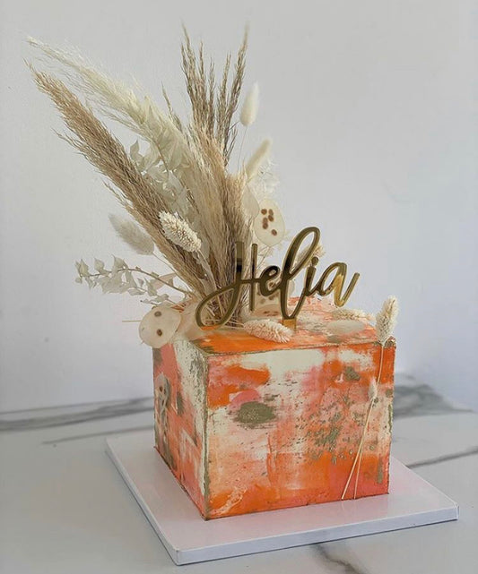 Custom Name Cake Topper - Modern font