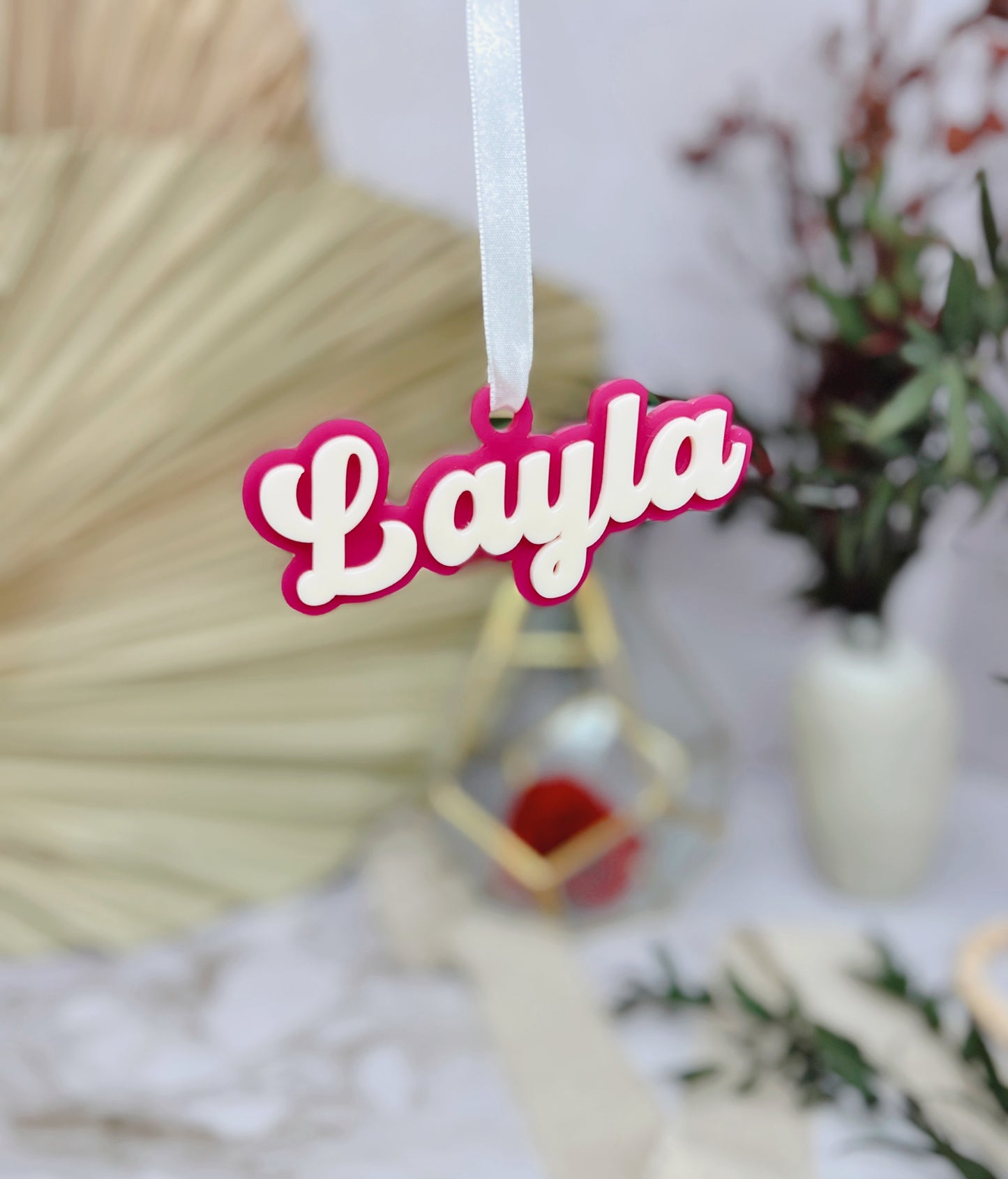 3D Custom Name Ornament three