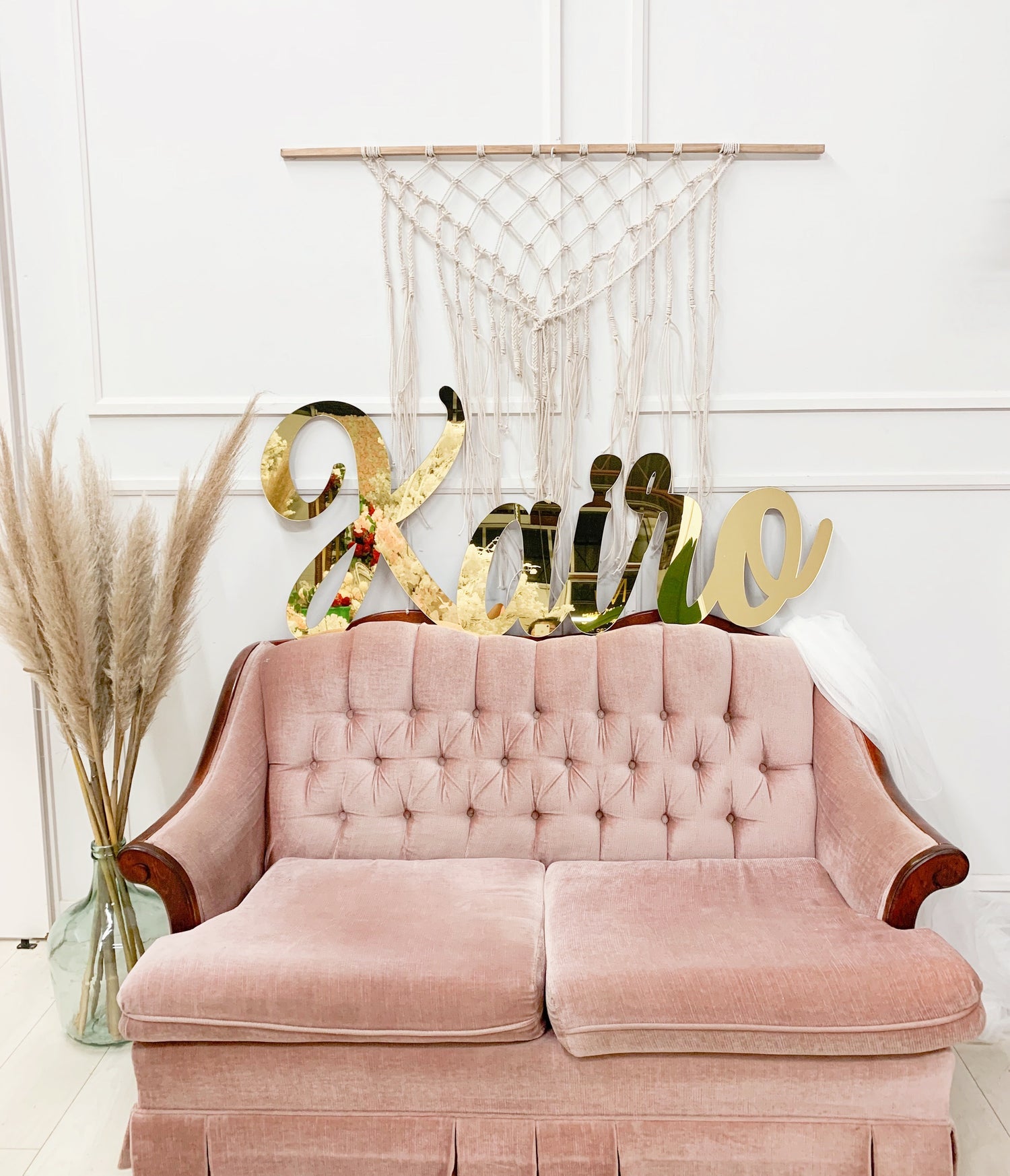 Backdrop/Wall Name Sign