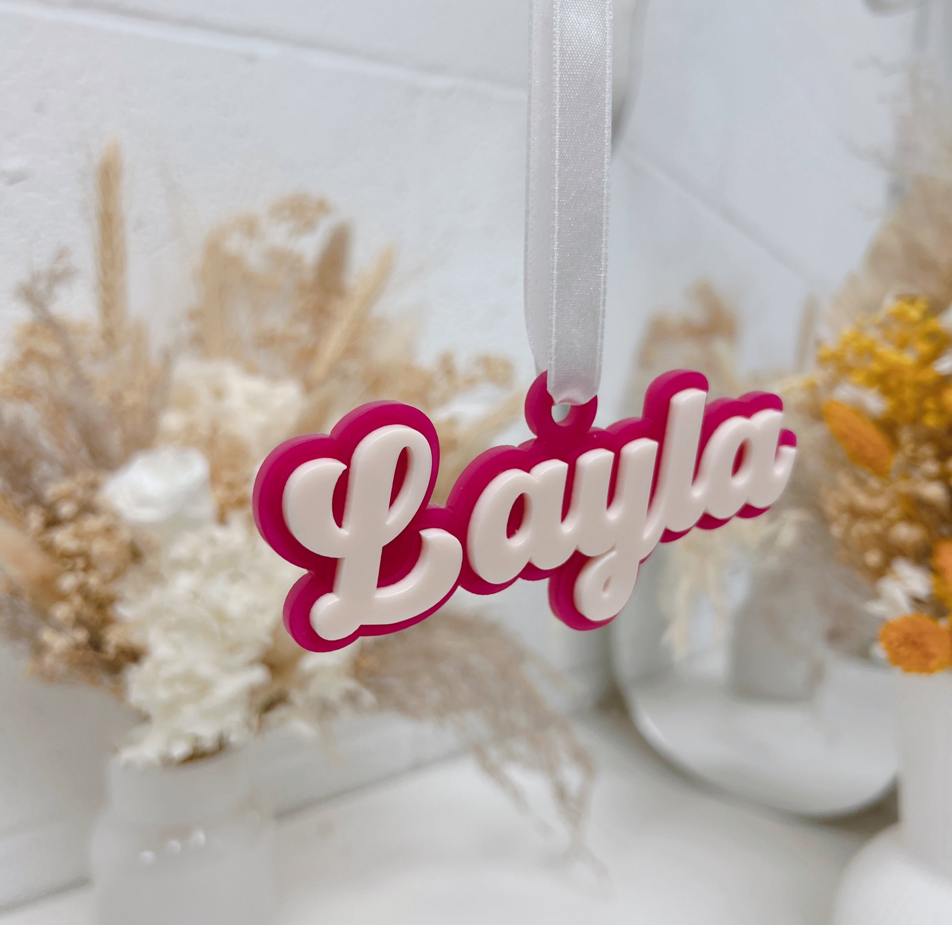 3D Custom Name Ornament two
