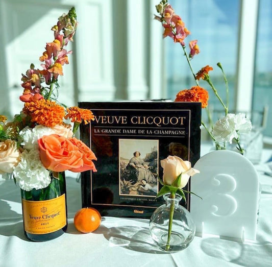 3D Number Acrylic Table Number - Bodoni