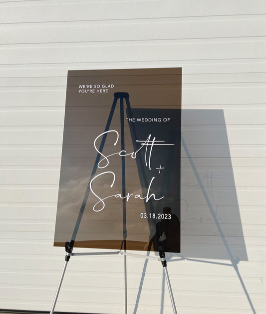 UV Printed Acrylic Sign - Dalmatins font