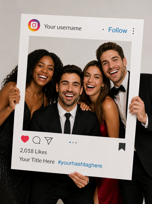 Foam Social Media Photo Cutout Prop