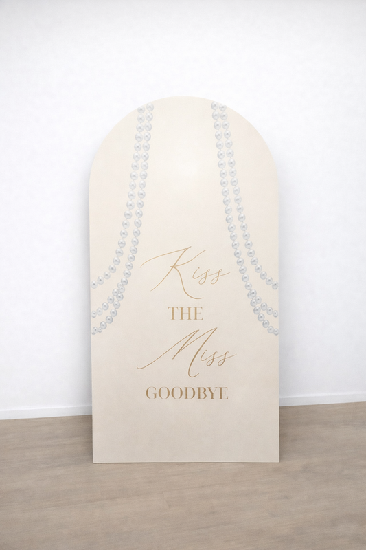 Pearls Bridal Shower Foam Backdrop