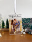 Custom Newsprint Acrylic Christmas Ornament