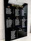 Arch Acrylic Seating Chart Sign - 3D Titles