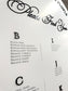 Large Foam Seating Chart Arch with 3D Acrylic Titles