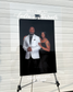 Welcome Sign with UV Printed Photo in Acrylic with 3D Acrylic Writing