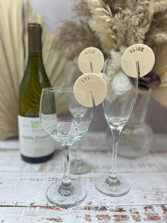 Acrylic Drink Marker - Cutout (set of 12 pcs)