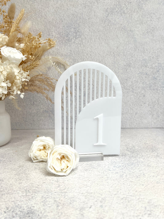 3D Number Acrylic Table Number - Gateway Arch