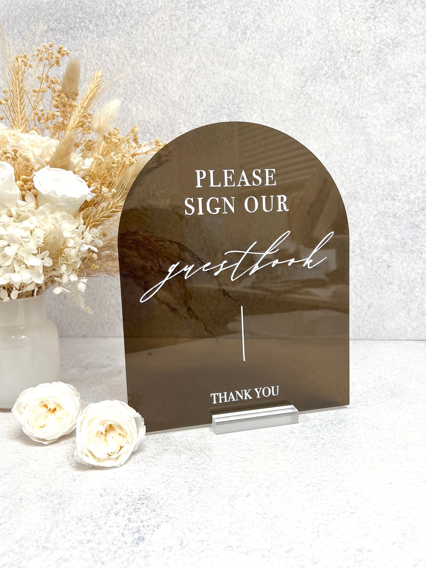 Guestbook Arch Sign - Please Sign Our Guestbook