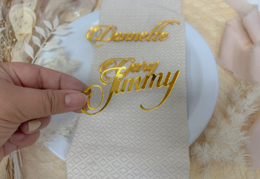 Lasercut Name Place
