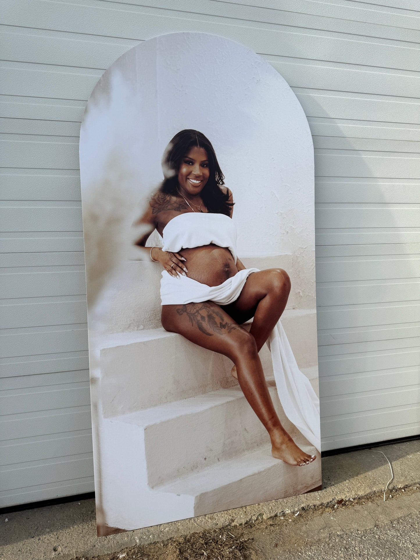 Large Photo Foam Print Sign Arch