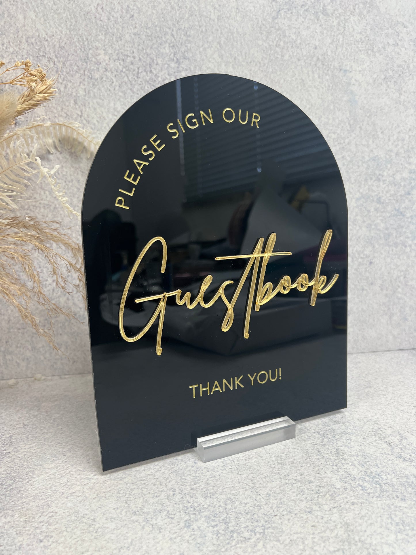 3D Guestbook Arch Sign