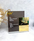 Double Bar Menu with 3D Cutout writing