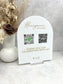 Share the Love: Honeymoon Fund Acrylic Sign with QR codes