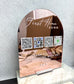 Share the Love: Honeymoon Fund Acrylic Sign with QR codes