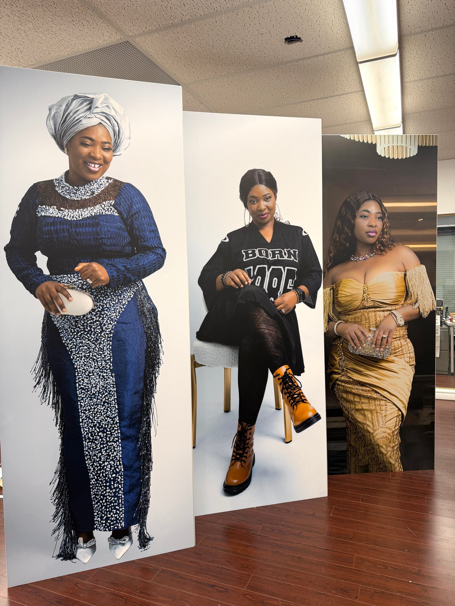 Large Foam Board Seating Chart with Custom Photo Arch - Accordion