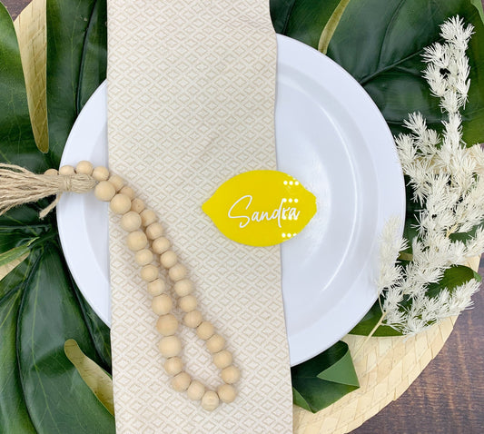 Lemon Party Acrylic Name Place/Tag