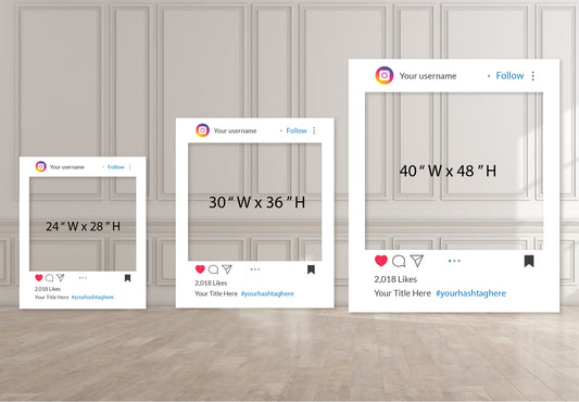 Foam Social Media Photo Cutout Prop