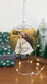 Custom Newlywed Photo Acrylic Christmas Ornament