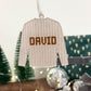 Knitted Sweater Custom Acrylic Ornament – Personalized Holiday Keepsake