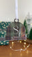Festive Plaid Print Custom Acrylic Ornament – Personalized Holiday Keepsake