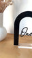 Rainbow Arch Acrylic Table Number