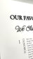 Large Double Panel Foam Seating Chart with 3D Acrylic Titles