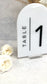 Arch Table Number - Avenir